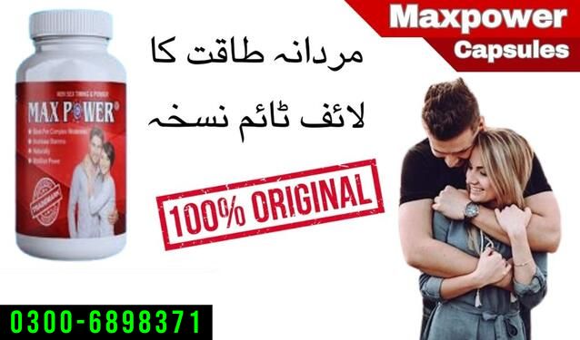 Max Power Herbal Capsule for Men in Pakistan Buy Online