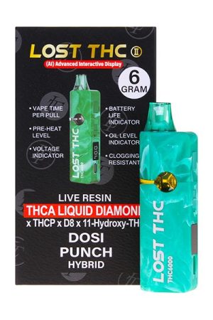 Lost THC THCA Liquid Diamond Disposable | 6g In Pakistan