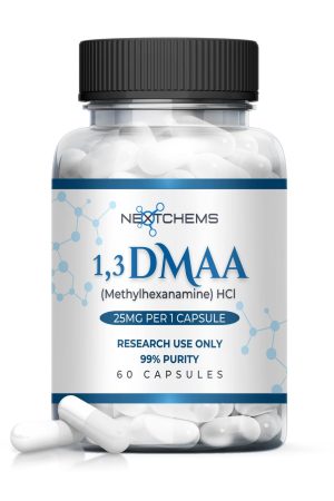1,3-DMAA Methylhexanamine HCl 25mg 60 Capsules in Pakistan