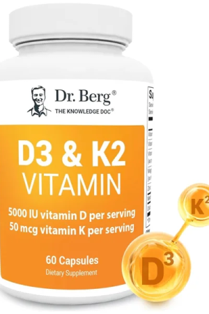 Dr. Berg D3 & K2 Vitamin Capsules in Pakistan