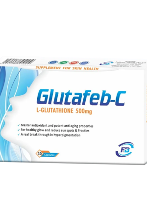 Fablous Glutafeb C (L-Glutathione) 500mg Capsules In Pakistan