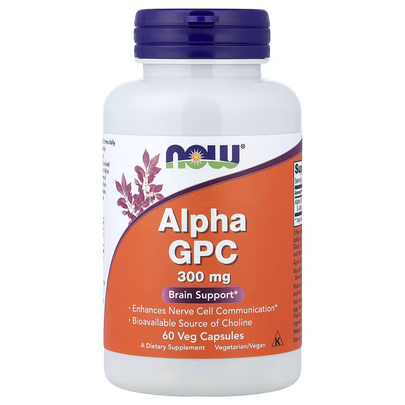 NOW Foods Alpha GPC 300 mg 60 Veg Capsules – Price in Pakistan